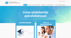 Desktop Screenshot of linux-tuki.fi