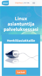 Mobile Screenshot of linux-tuki.fi