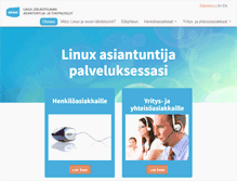 Tablet Screenshot of linux-tuki.fi